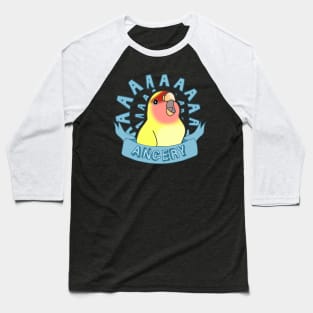 Angery yellow lovebird Baseball T-Shirt